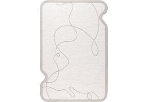 Organisch Japandi Vloerkleed Jarden Shape Creme