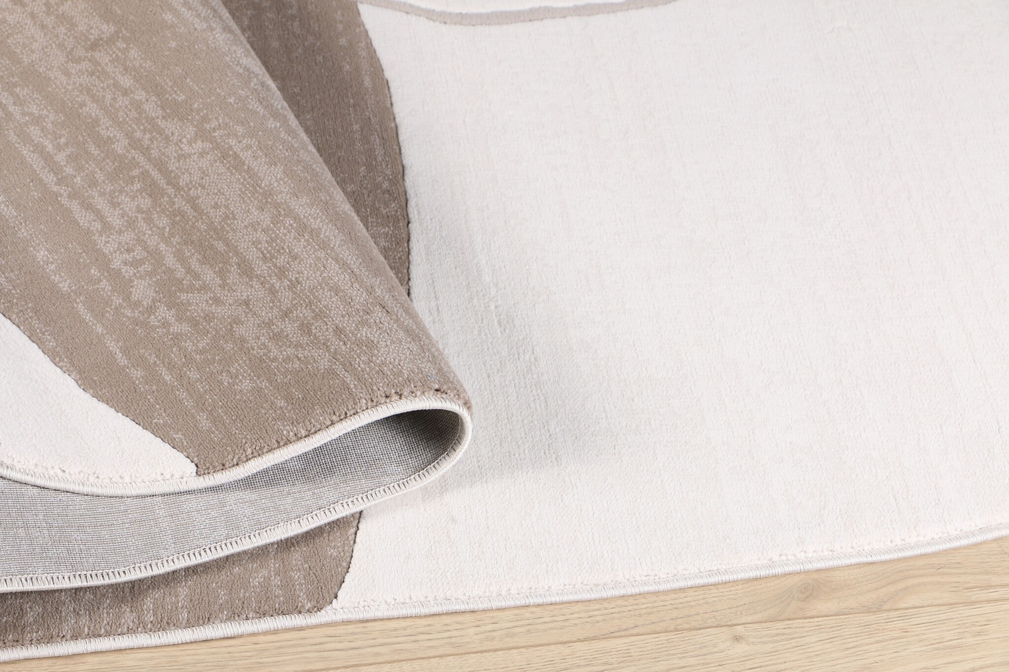 Organisch Vloerkleed Jarden Shape Creme Beige