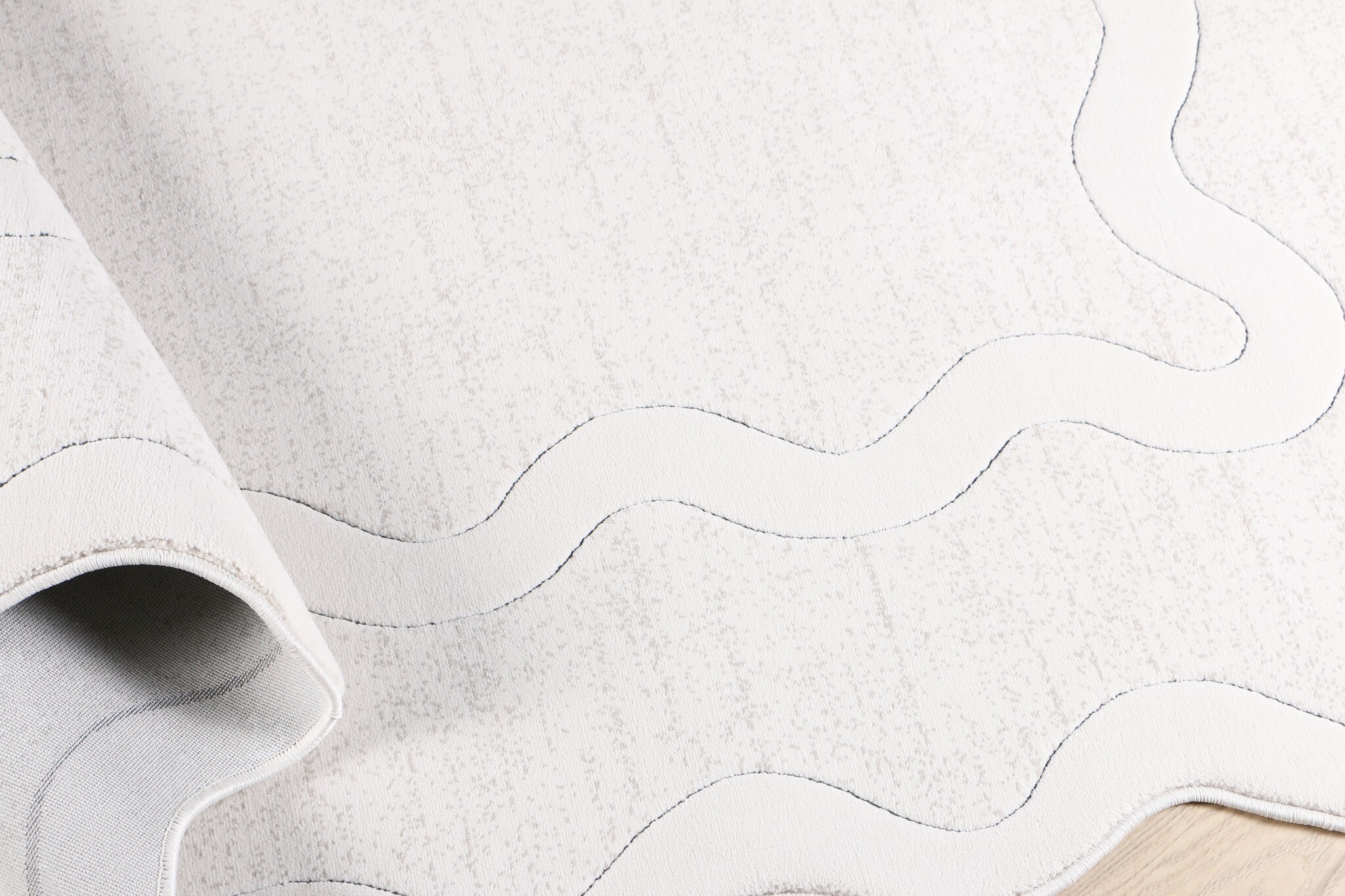 Organisch Vloerkleed Jarden Shape Creme