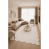 Organisch Vloerkleed Jarden Shape Creme