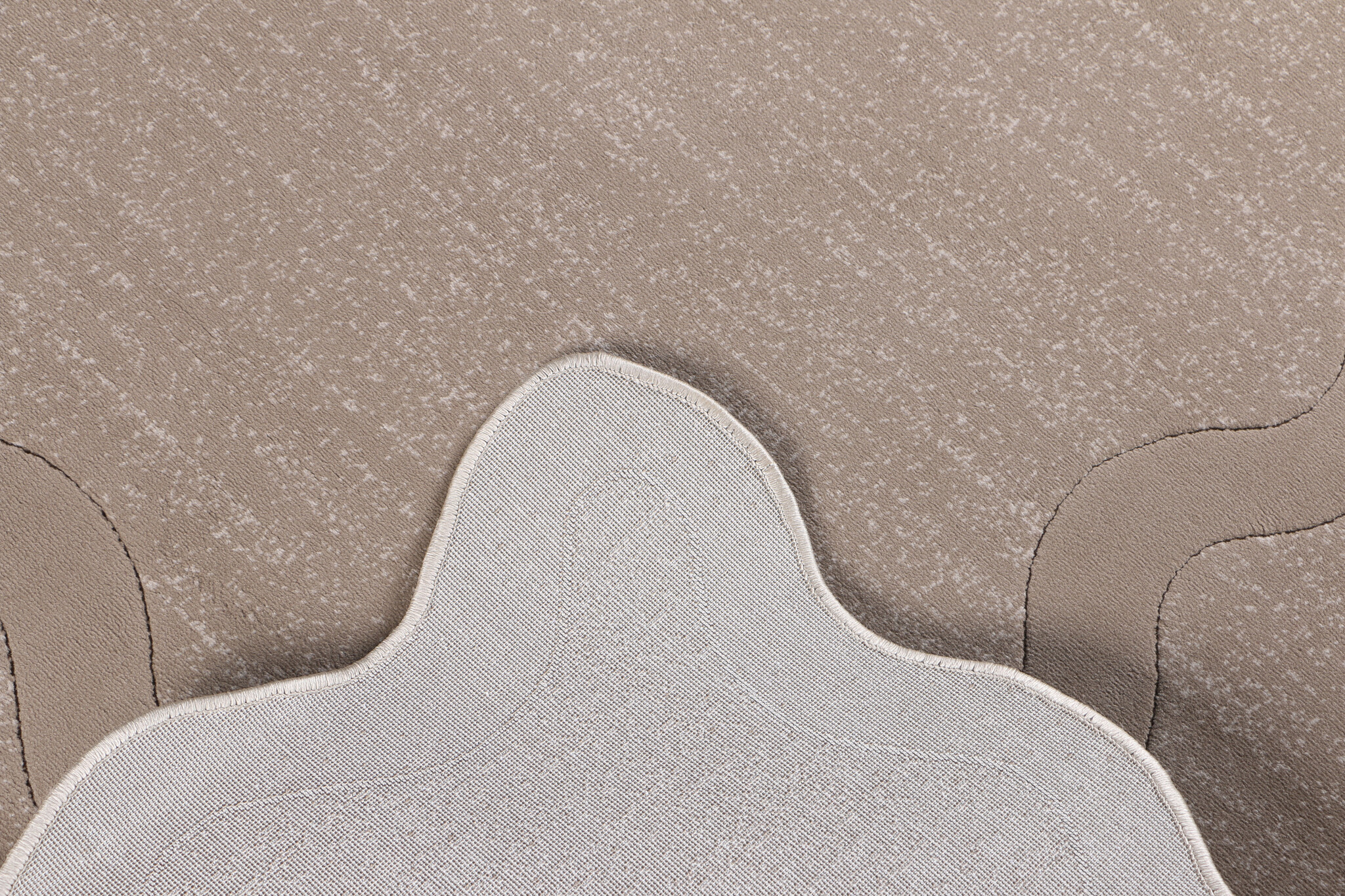 Organisch Vloerkleed Jarden Shape Bruin Beige