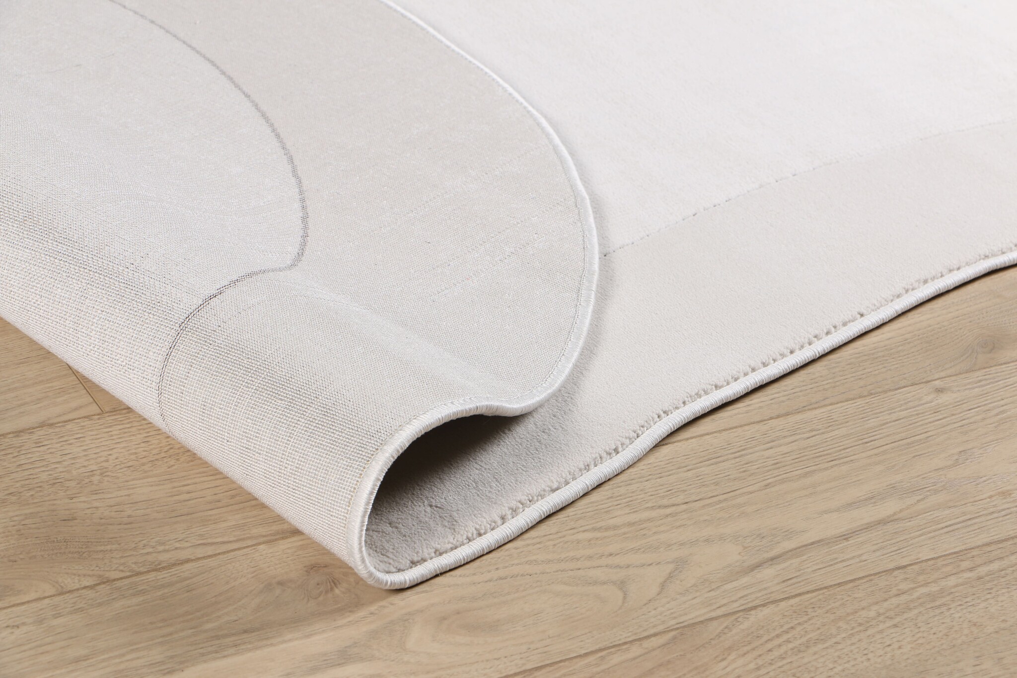 Organisch Vloerkleed Jarden Shape Kari Creme Beige