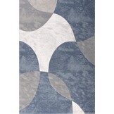 Jarden Home Vloerkleed Abstract Blauw Creme