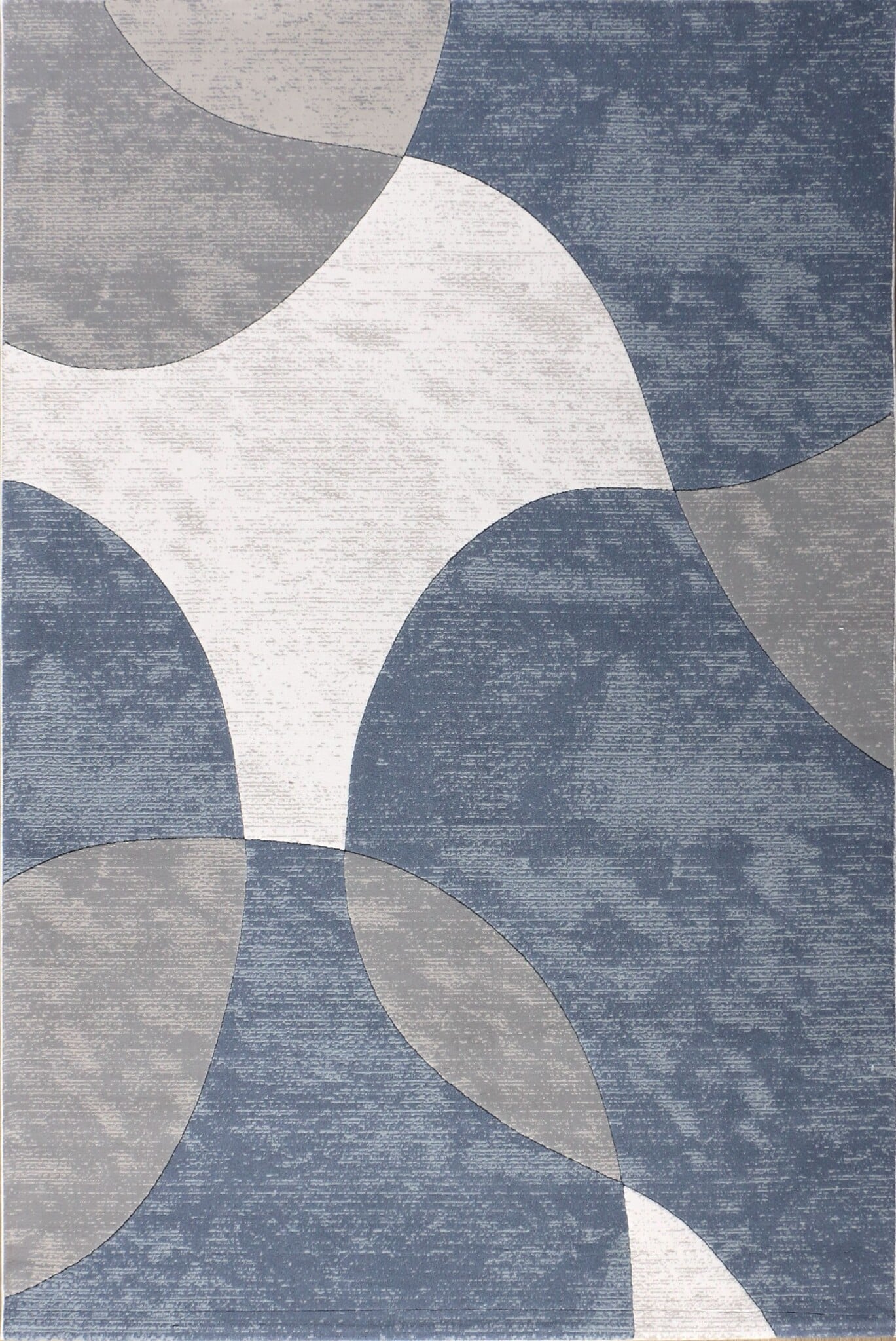 Jarden Home Vloerkleed Abstract Blauw Creme