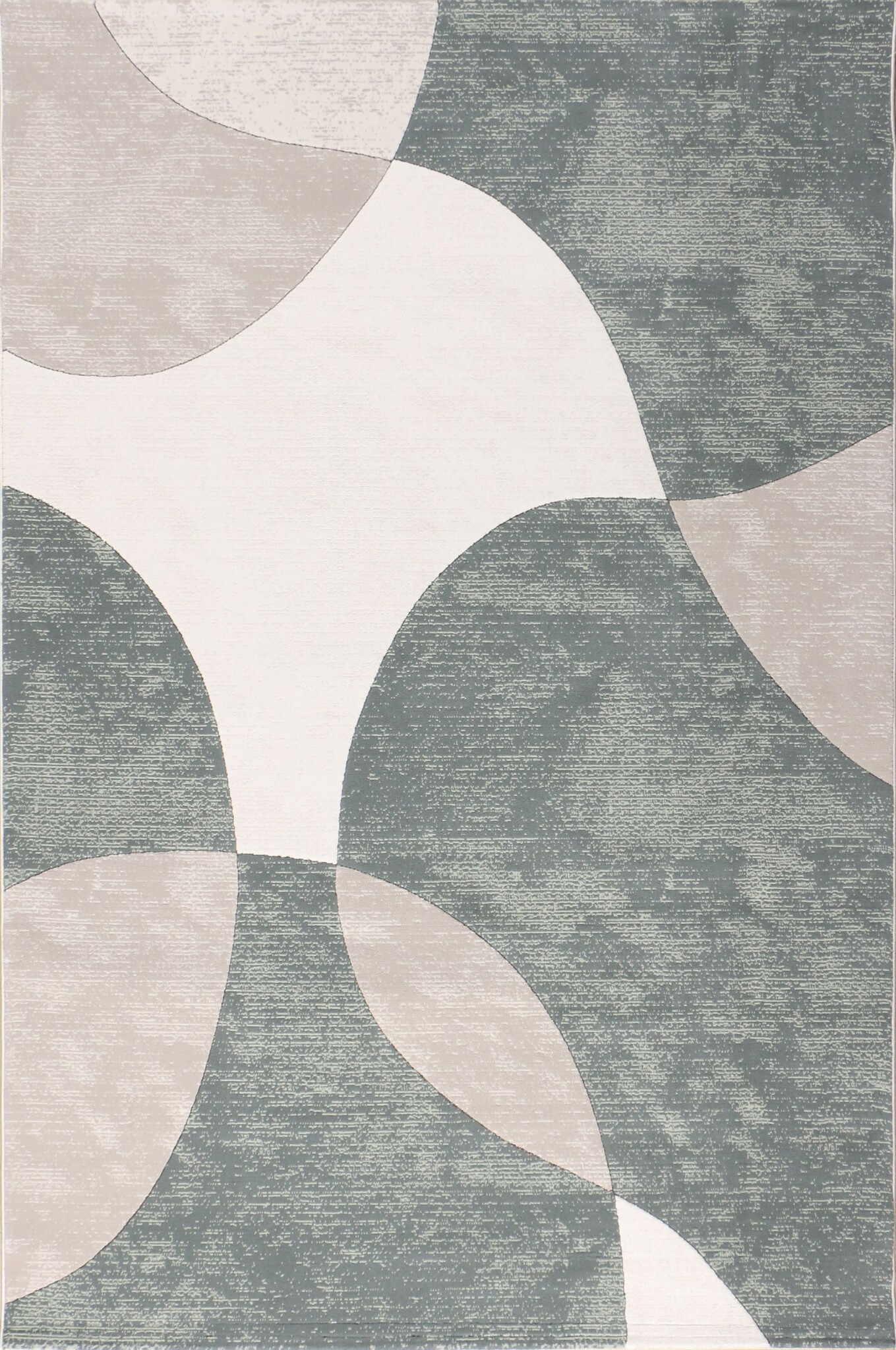 Jarden Home Vloerkleed Abstract Groen Creme