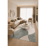 Jarden Home Vloerkleed Abstract Groen Creme