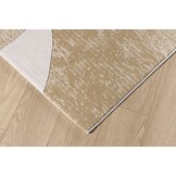 Jarden Home Vloerkleed Abstract Geel Creme