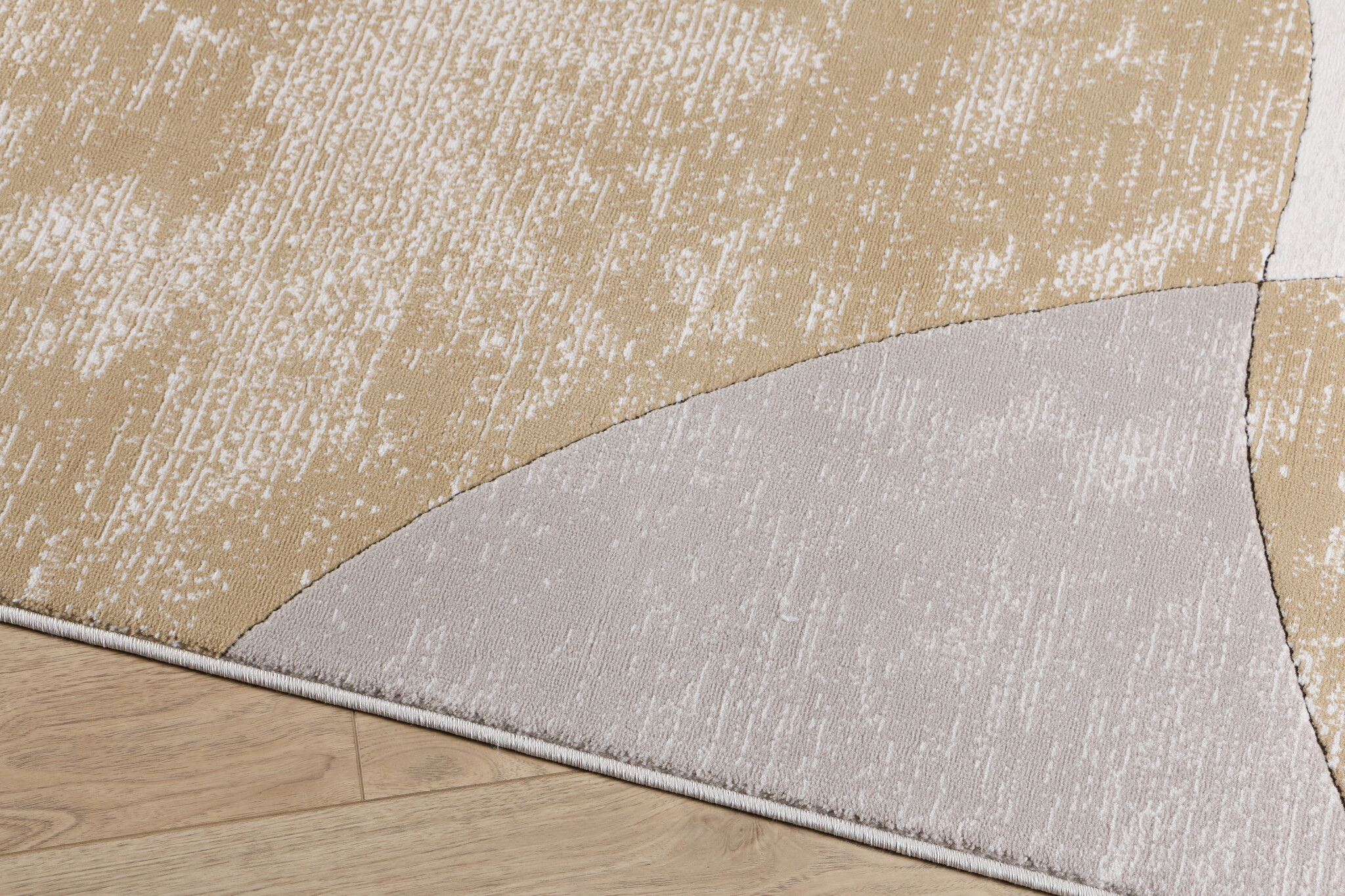 Jarden Home Vloerkleed Abstract Geel Creme