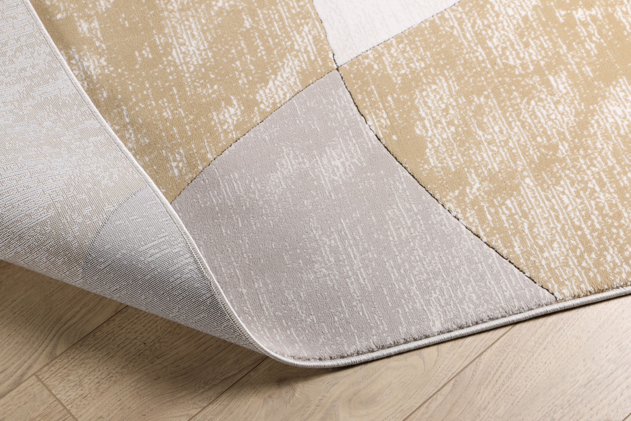 Jarden Home Vloerkleed Abstract Geel Creme