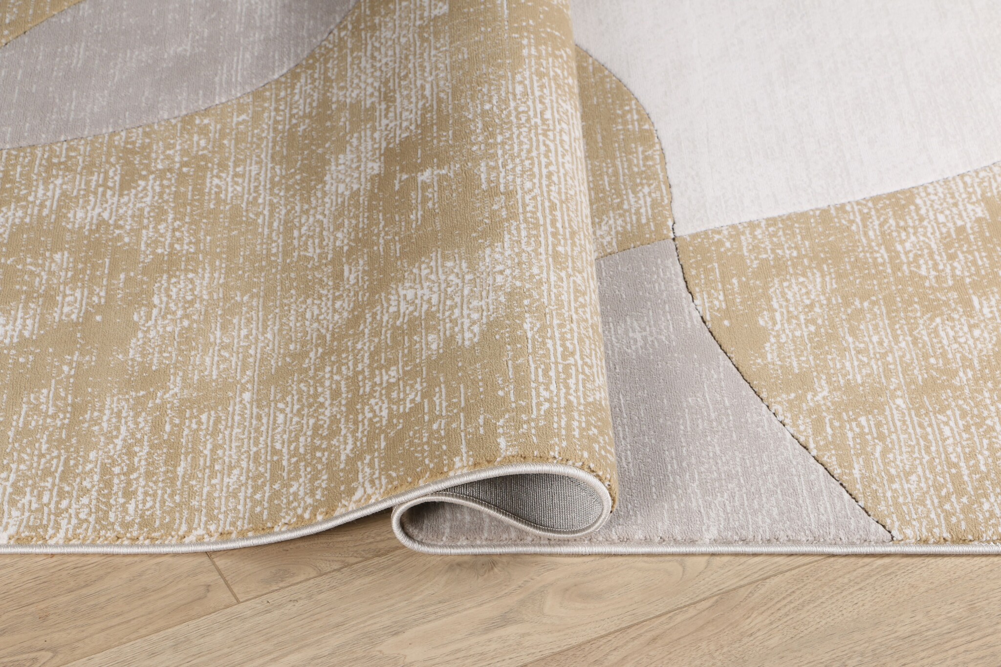 Jarden Home Vloerkleed Abstract Geel Creme