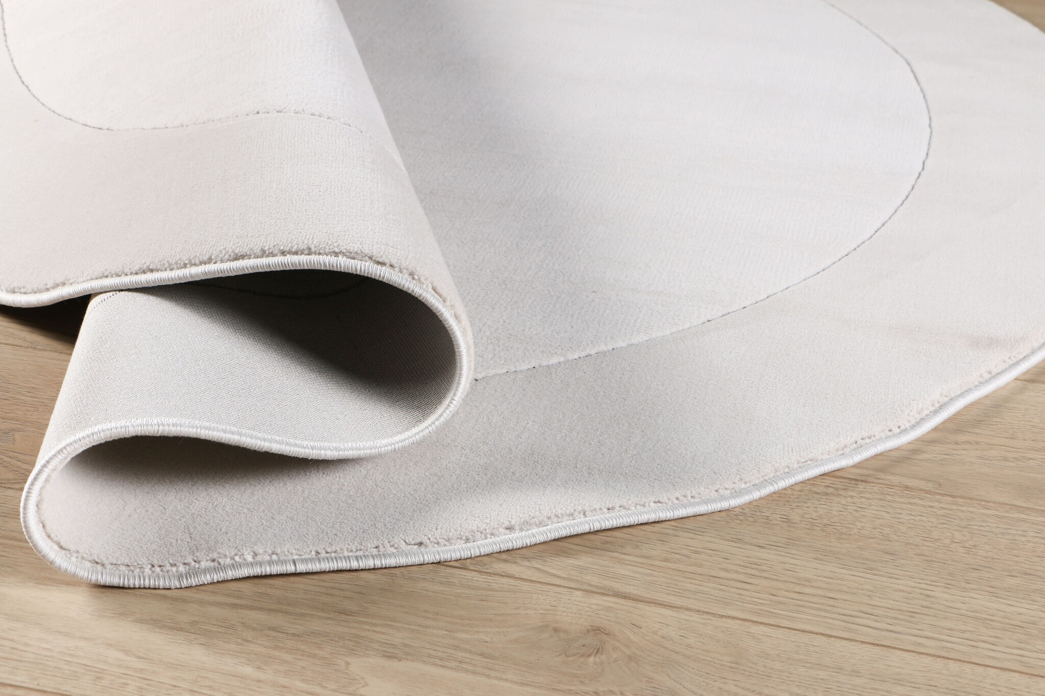 Jarden Home Rond Uni Vloerkleed Beige Creme
