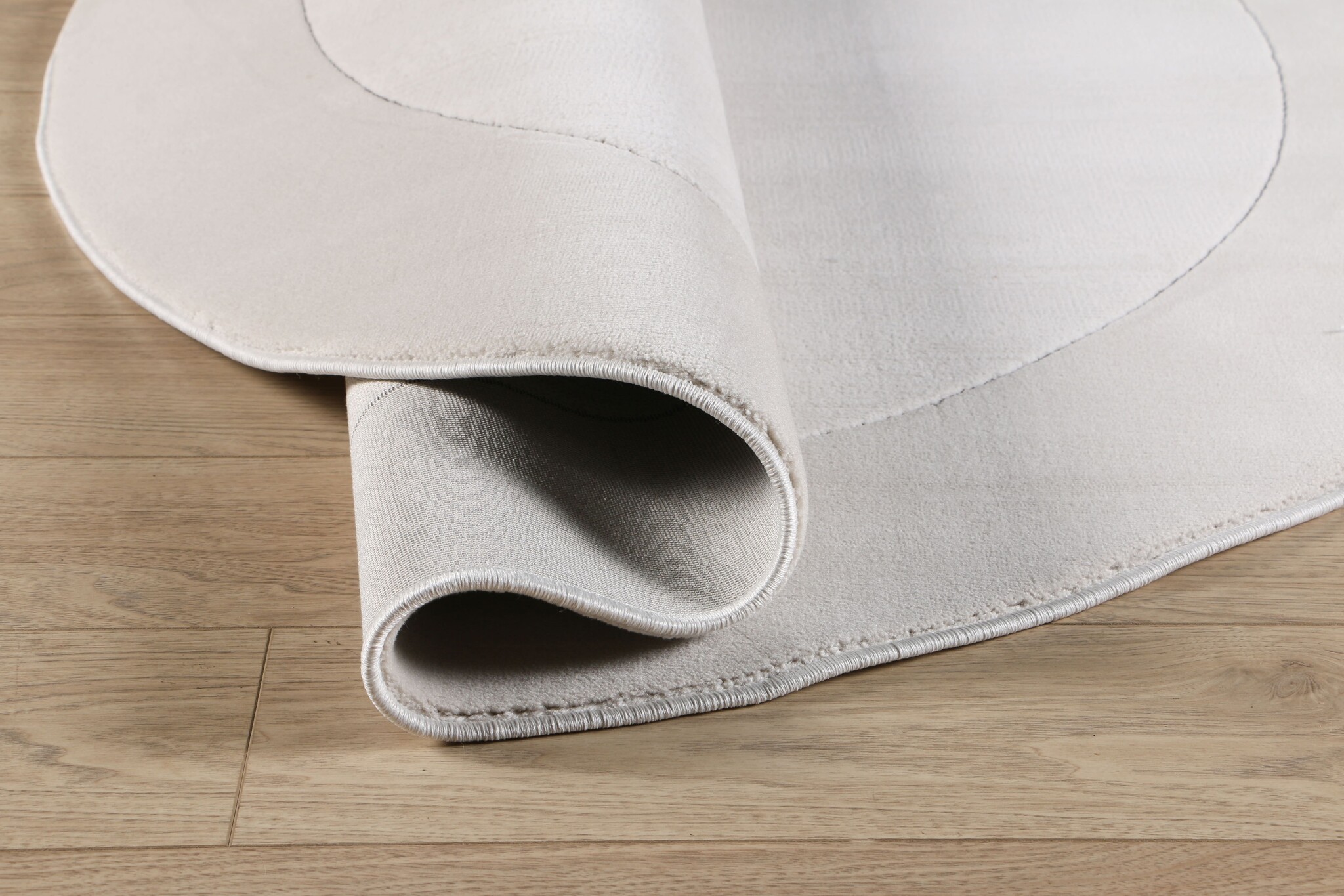 Jarden Home Rond Uni Vloerkleed Beige Creme