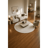 Jarden Home Rond Uni Vloerkleed Beige Creme