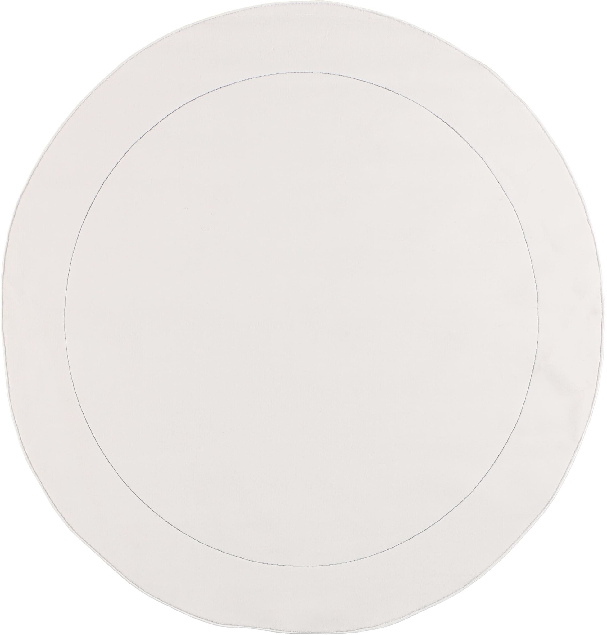 Jarden Home Rond Uni Vloerkleed Creme