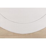 Jarden Home Rond Uni Vloerkleed Creme