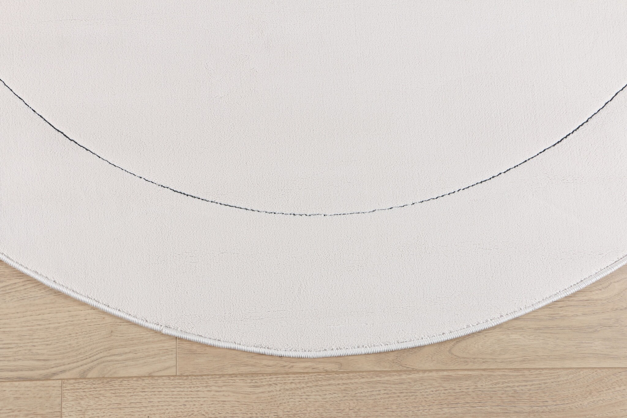 Jarden Home Rond Uni Vloerkleed Creme
