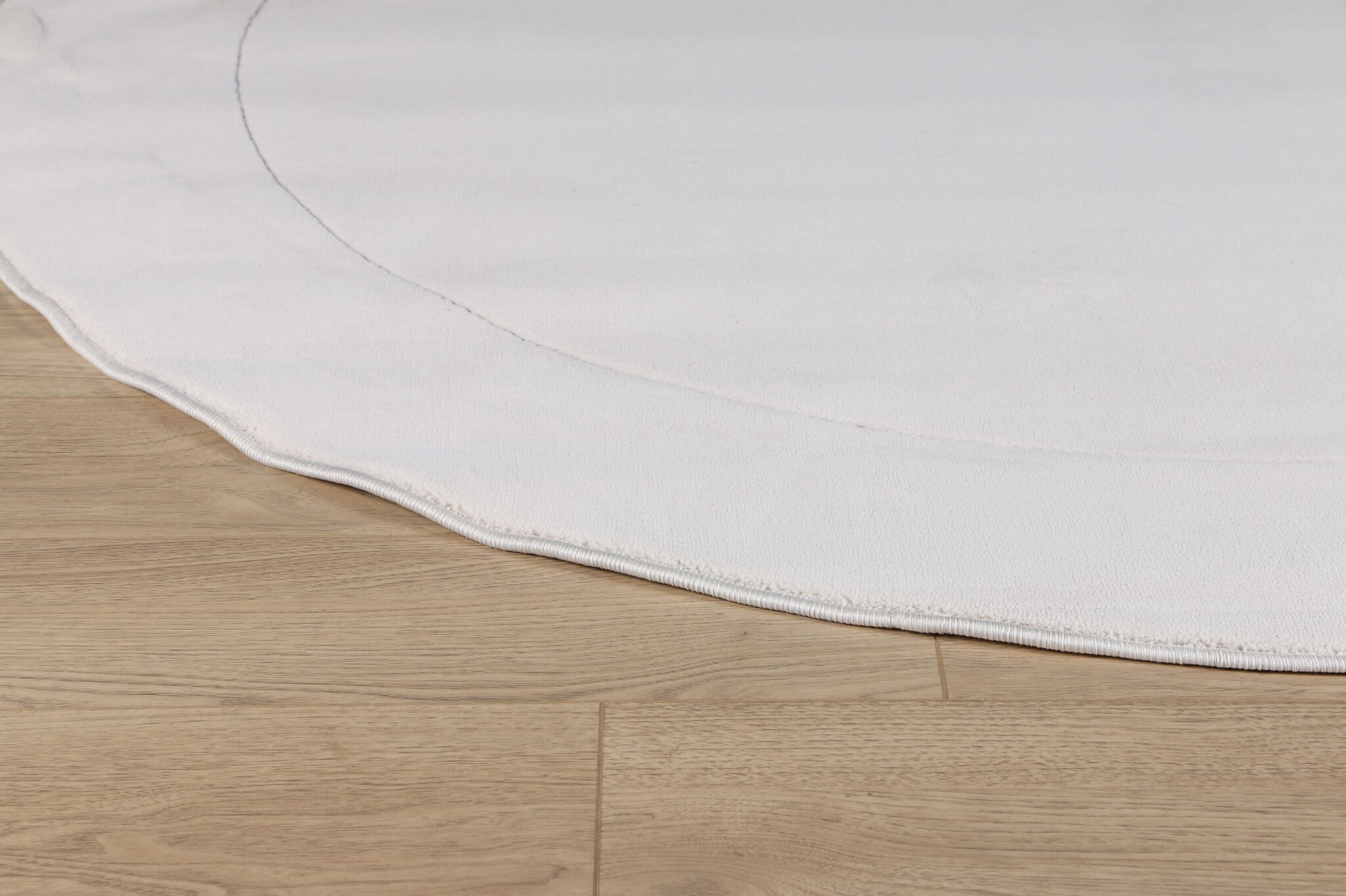 Jarden Home Rond Uni Vloerkleed Creme