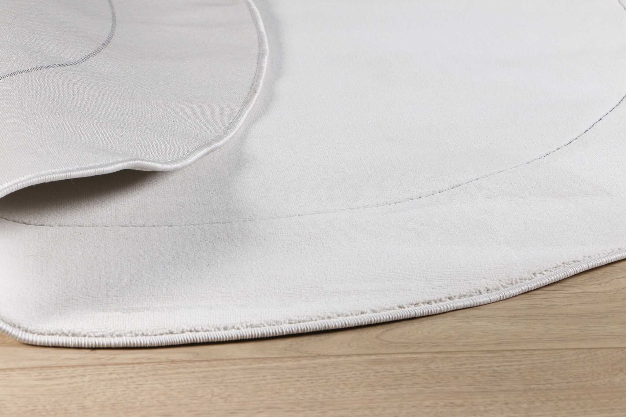 Jarden Home Rond Uni Vloerkleed Creme