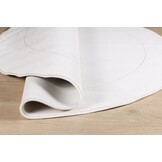 Jarden Home Rond Uni Vloerkleed Creme