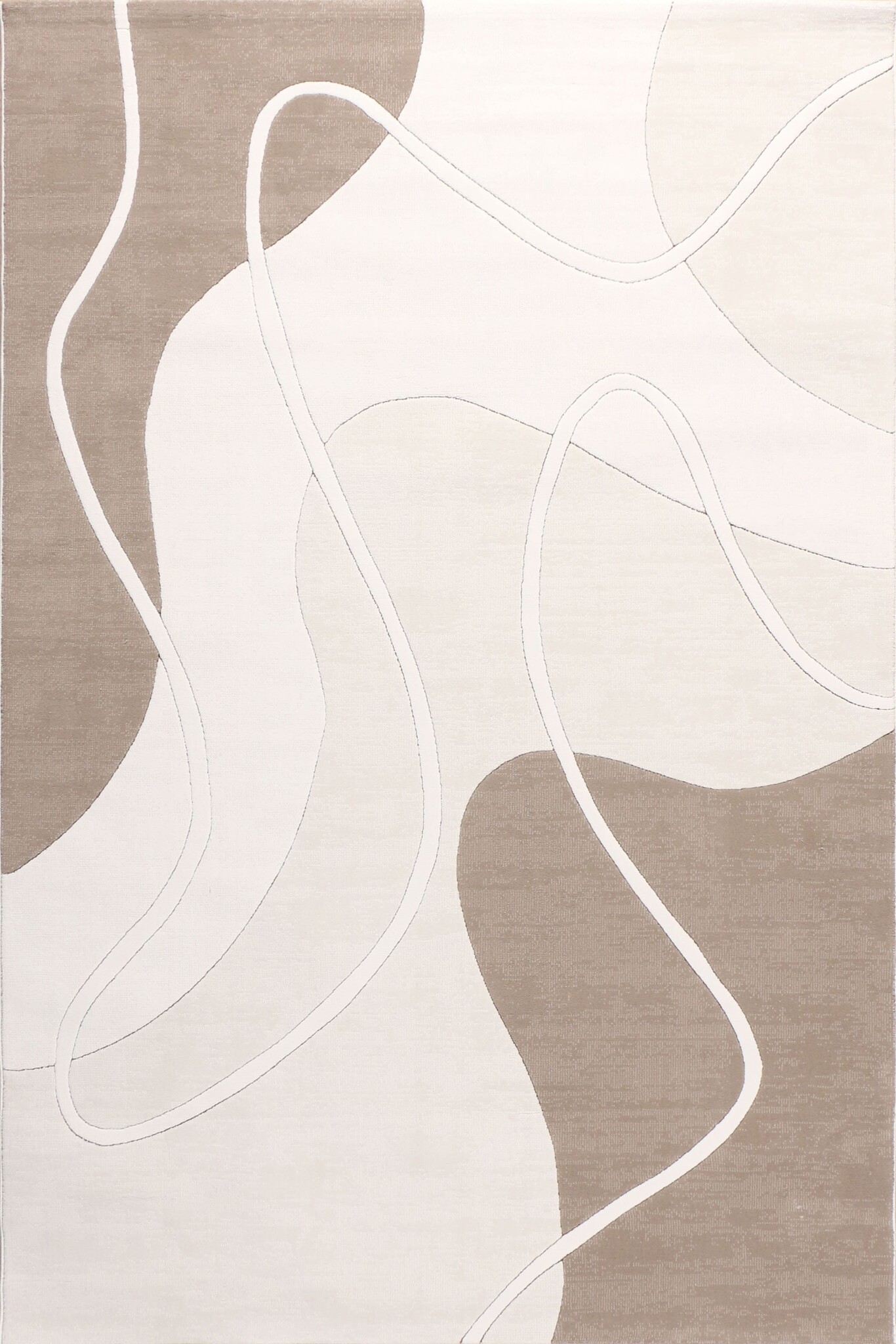 Jarden Home Vloerkleed Japandi Lines Beige Creme
