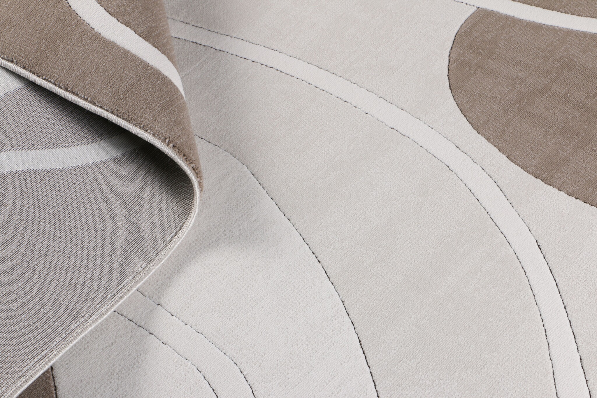 Jarden Home Vloerkleed Japandi Lines Beige Creme