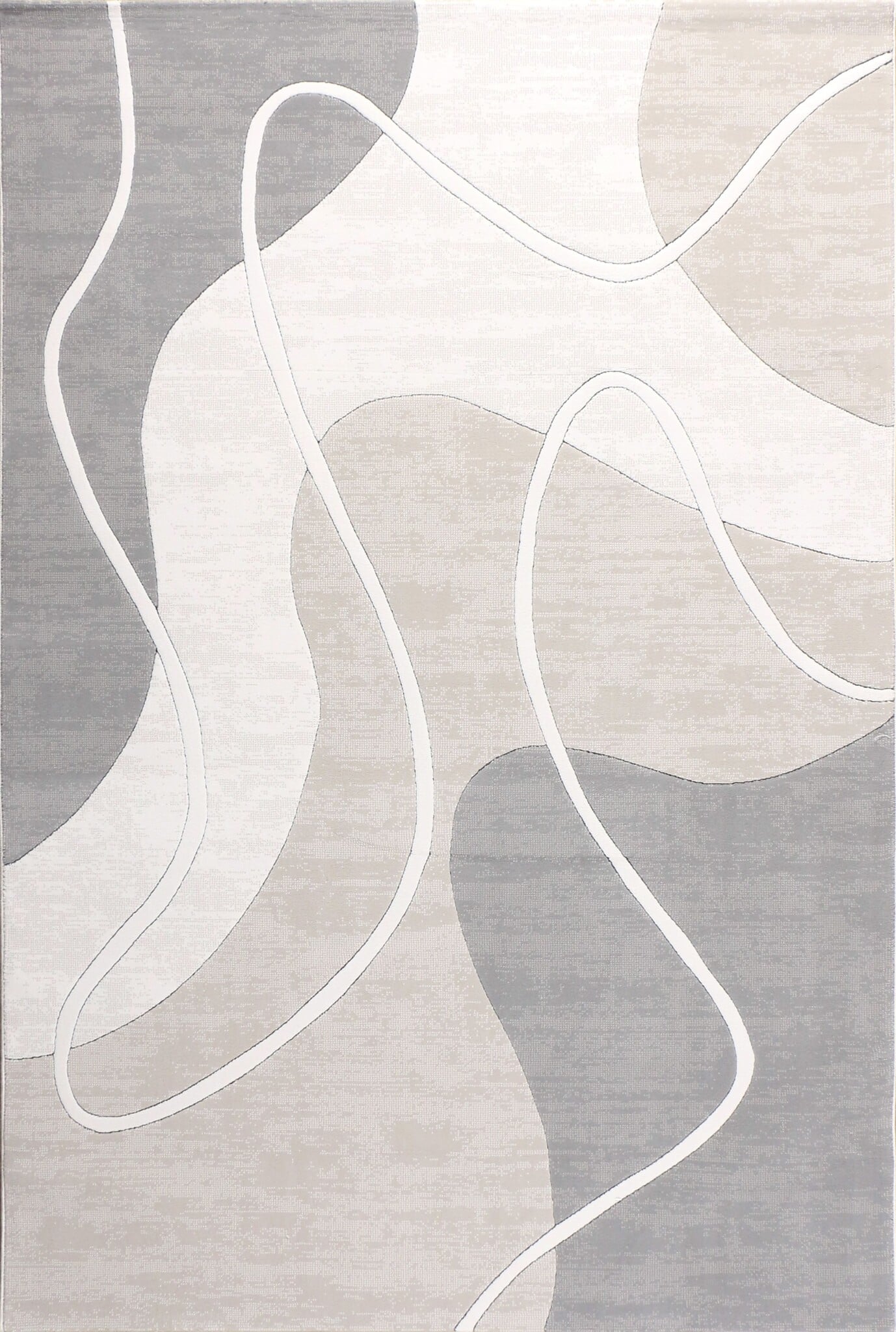 Jarden Home Vloerkleed Japandi Lines Grijs Creme