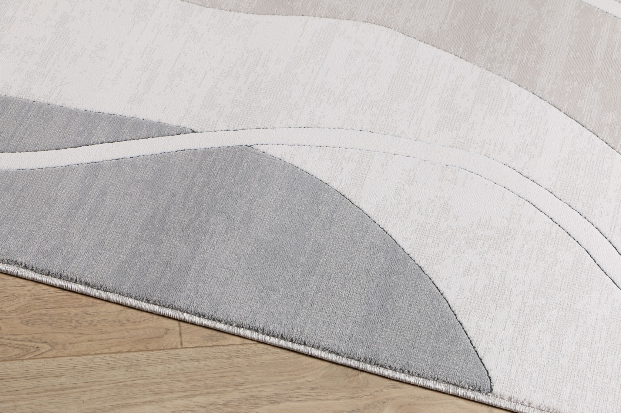 Jarden Home Vloerkleed Japandi Lines Grijs Creme