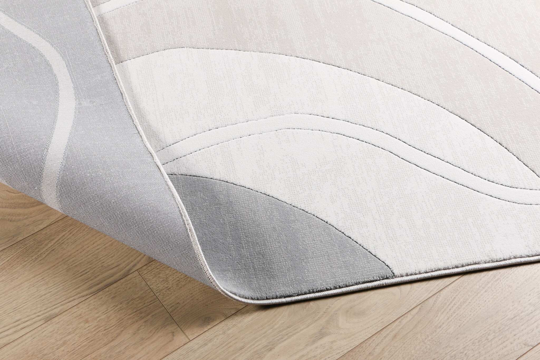 Jarden Home Vloerkleed Japandi Lines Grijs Creme