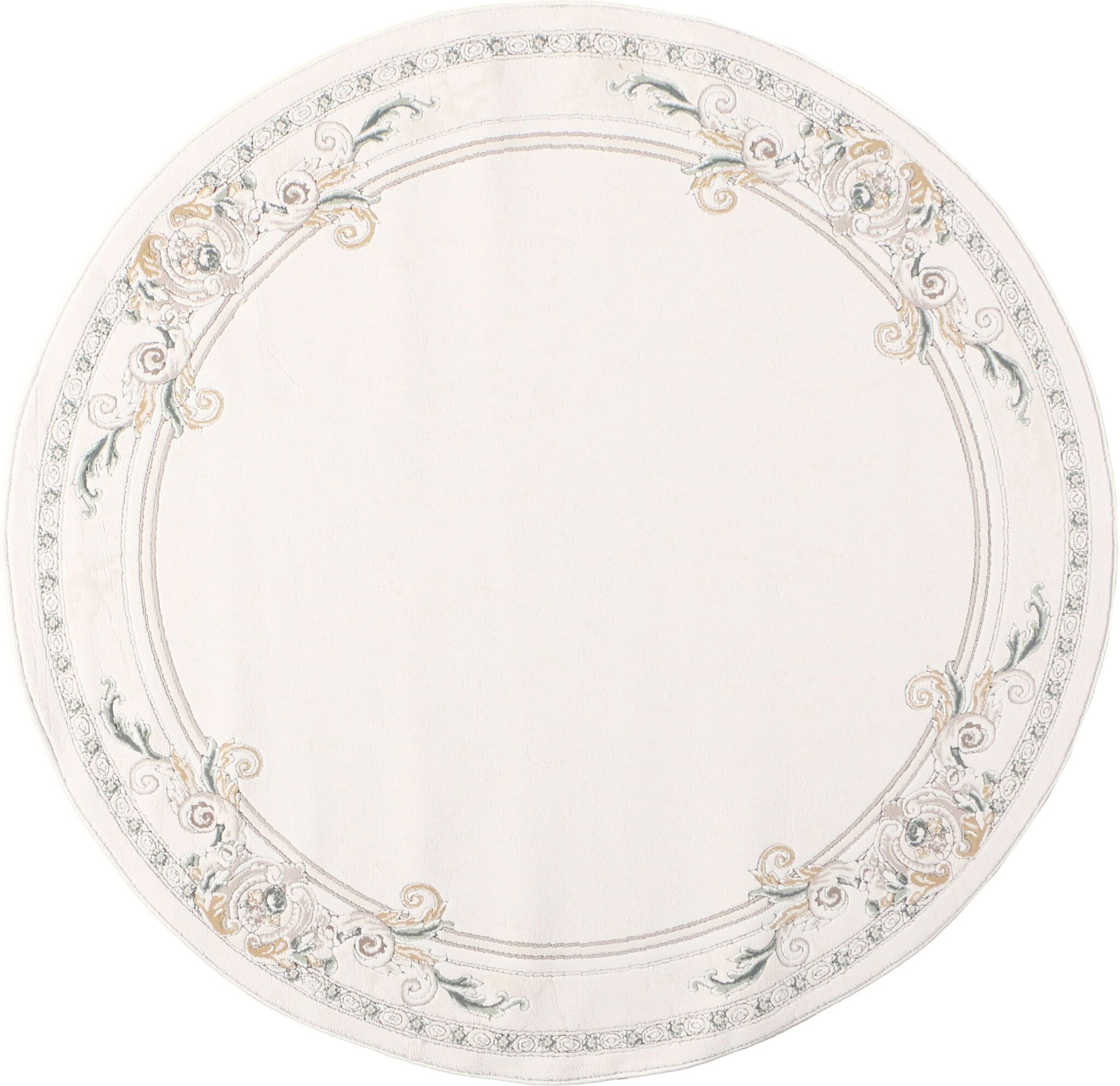 Rond Klassiek Vloerkleed Jarden Classic Creme