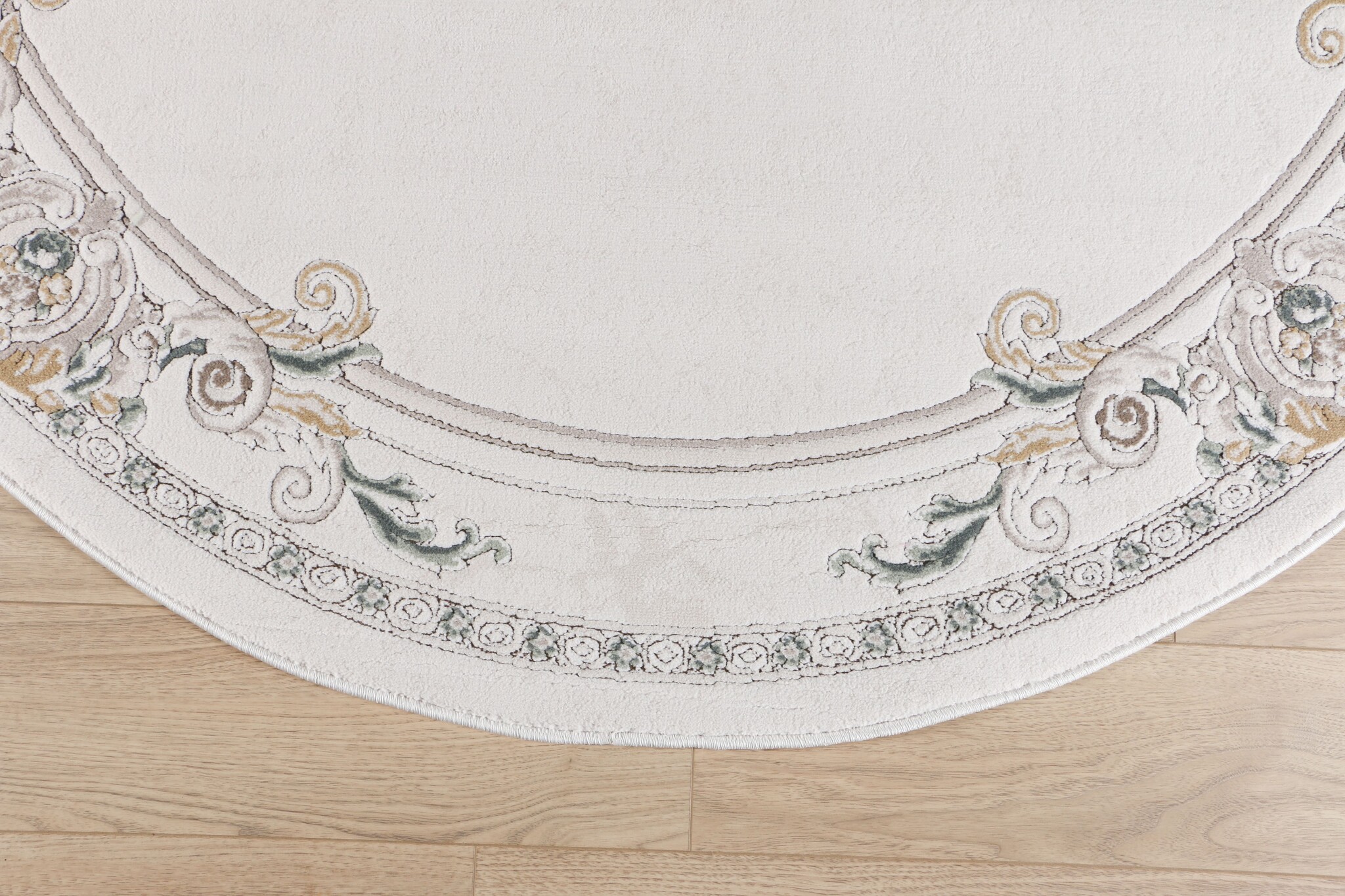 Rond Klassiek Vloerkleed Jarden Classic Creme