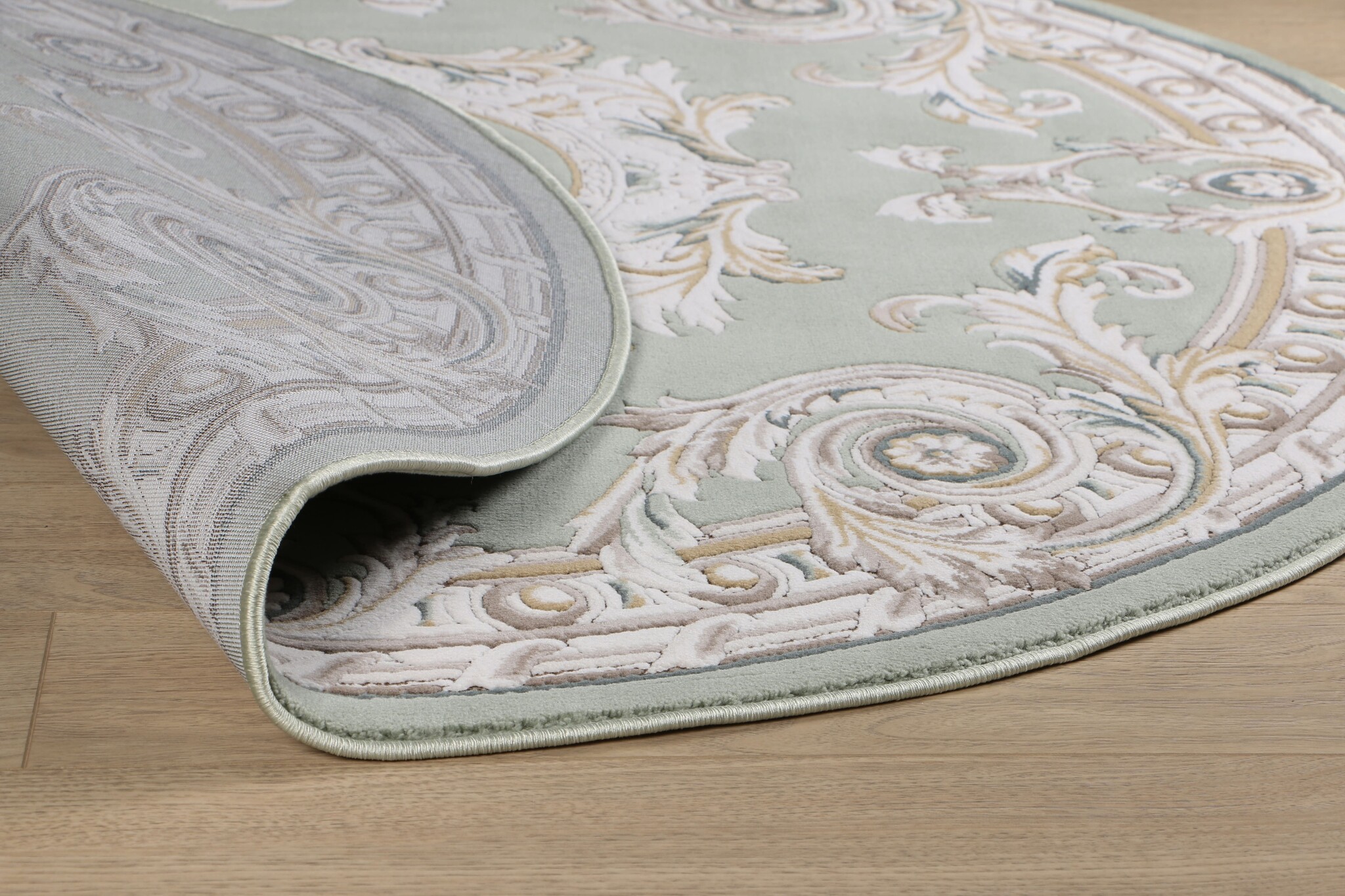 Rond Klassiek Vloerkleed Jarden Classic Groen