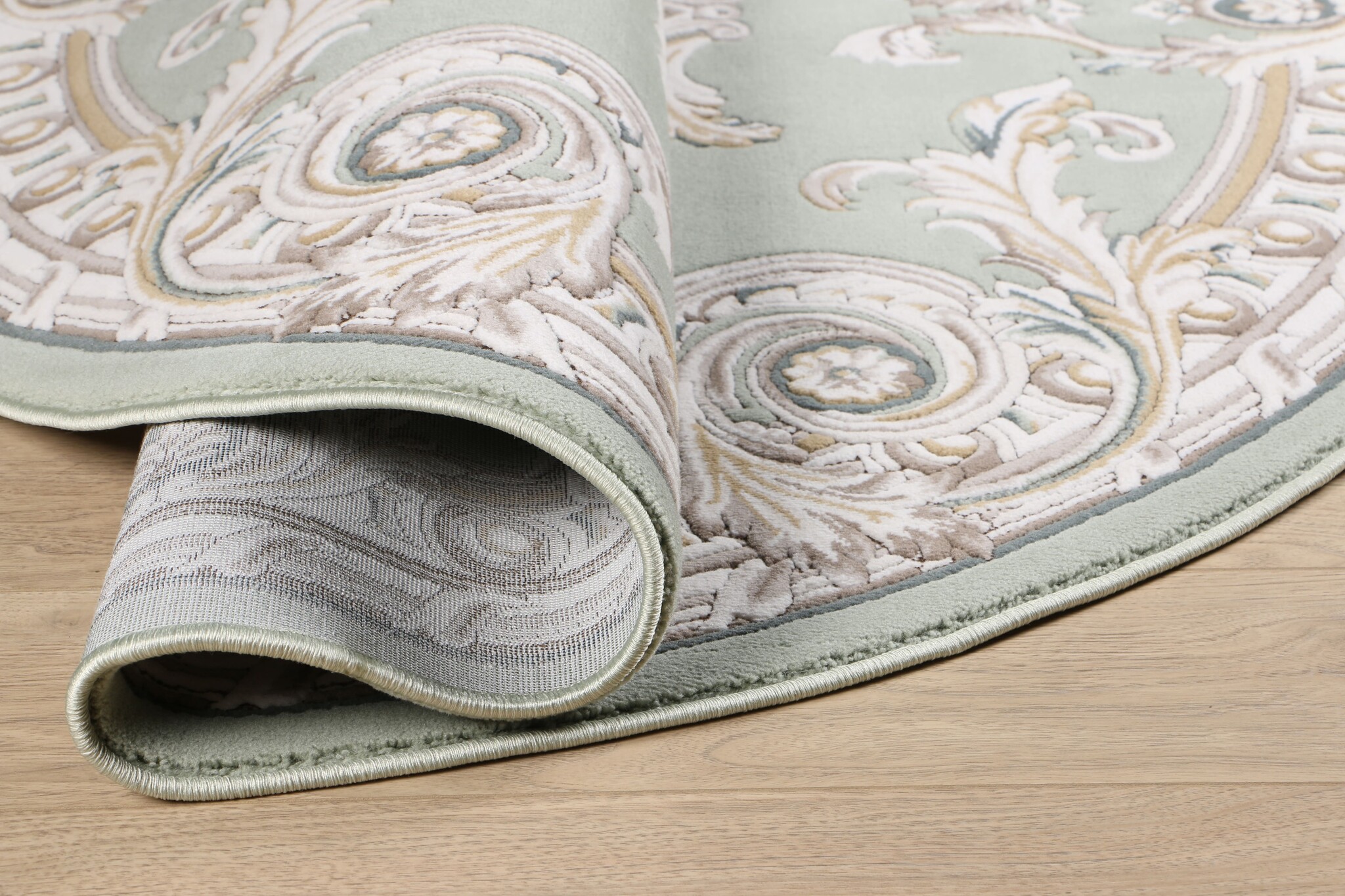 Rond Klassiek Vloerkleed Jarden Classic Groen