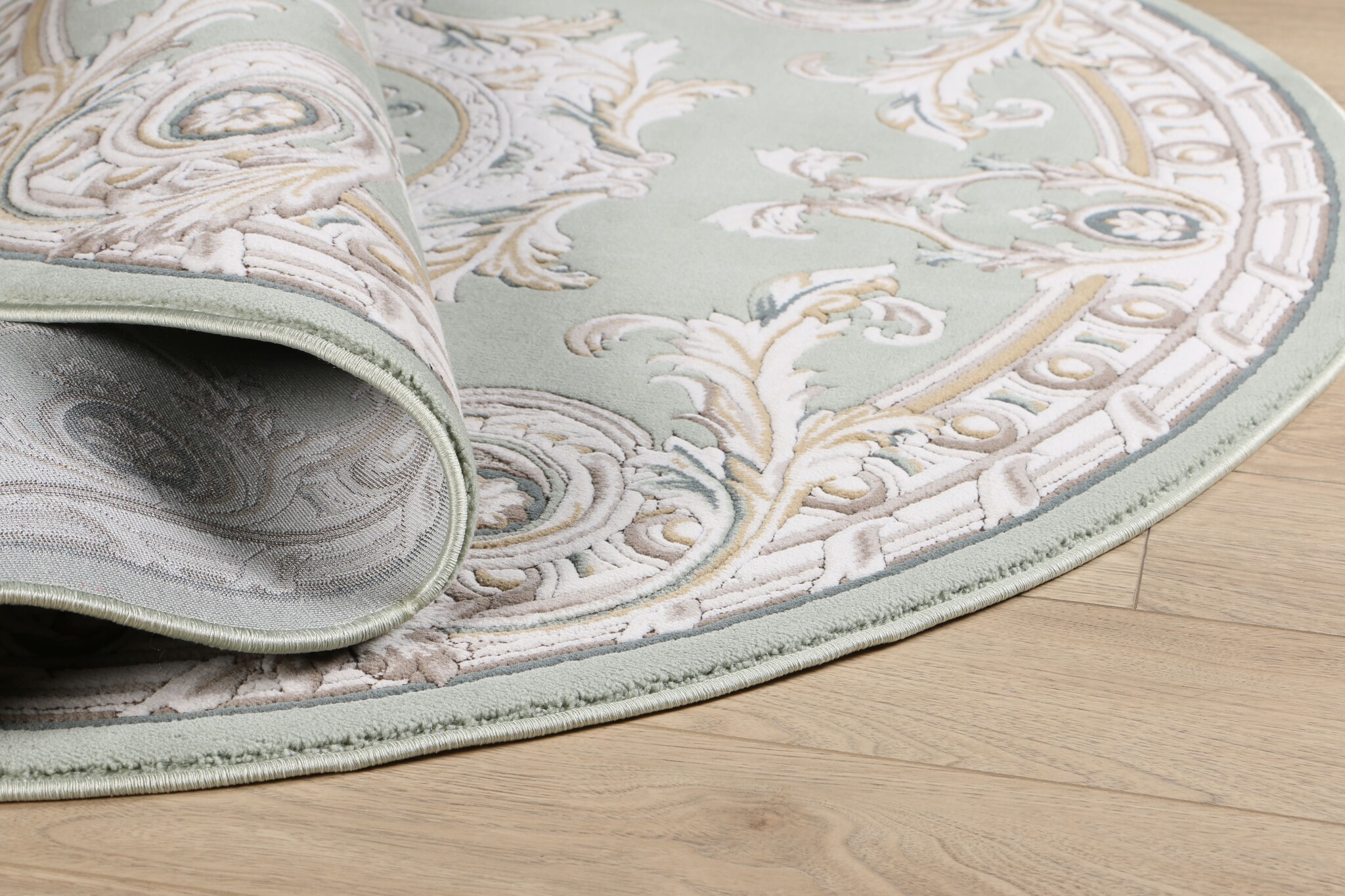 Rond Klassiek Vloerkleed Jarden Classic Groen