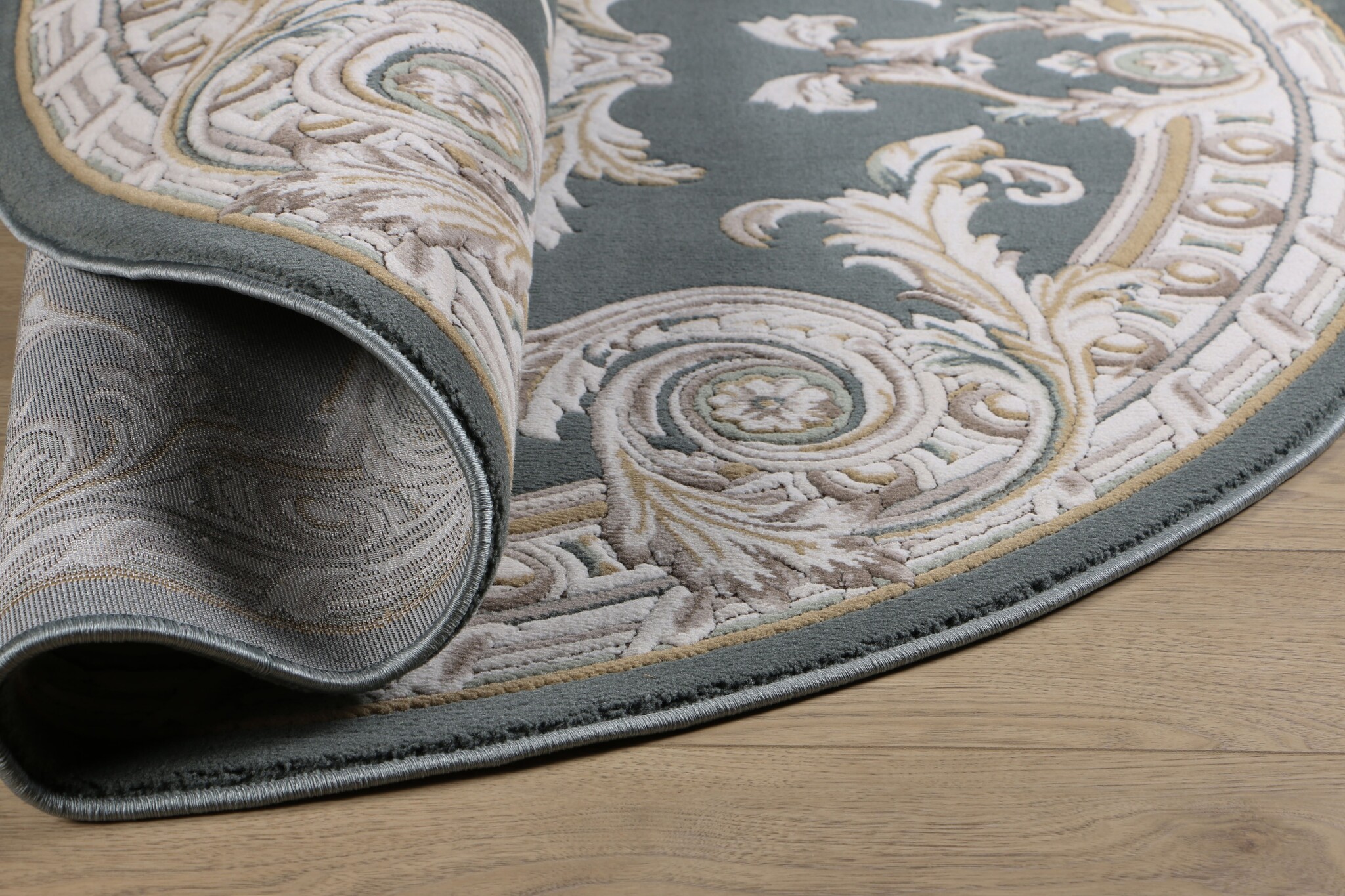 Rond Klassiek Vloerkleed Jarden Classic Groen