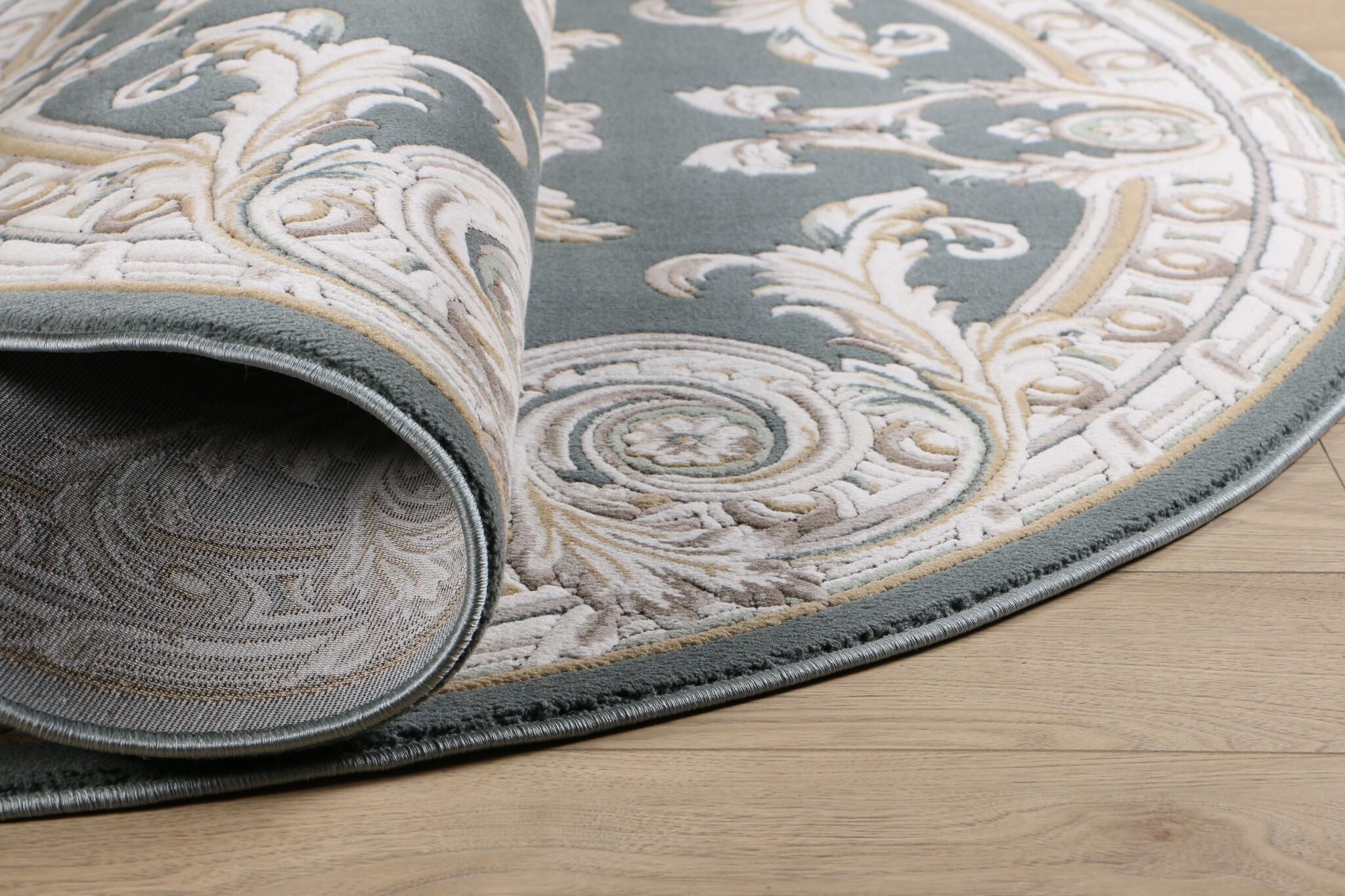 Rond Klassiek Vloerkleed Jarden Classic Groen