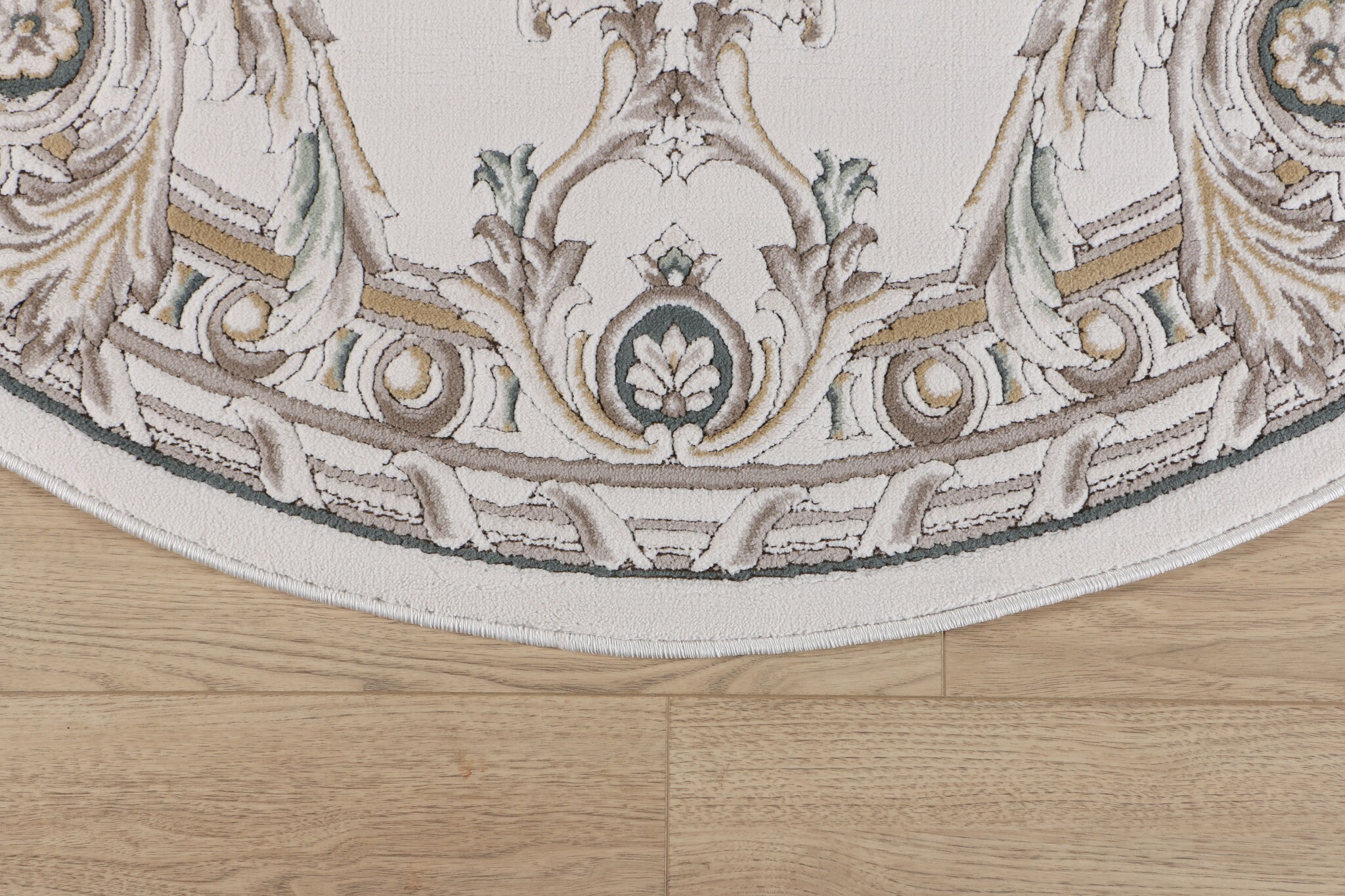 Rond Klassiek Vloerkleed Jarden Classic Creme