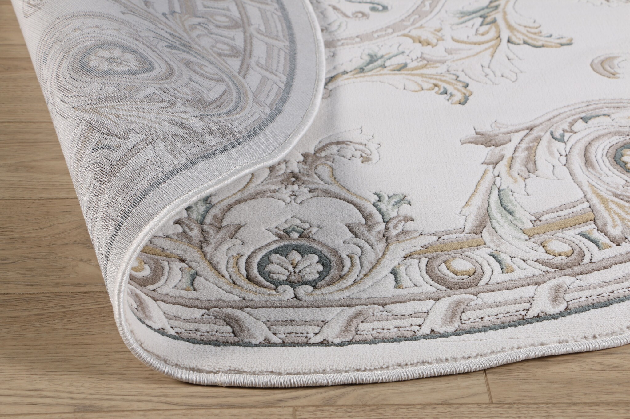 Rond Klassiek Vloerkleed Jarden Classic Creme
