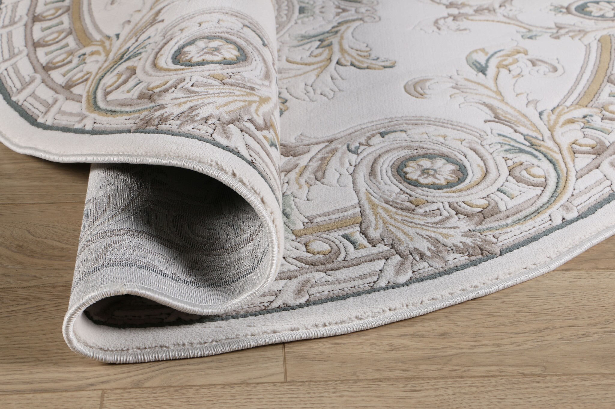 Rond Klassiek Vloerkleed Jarden Classic Creme