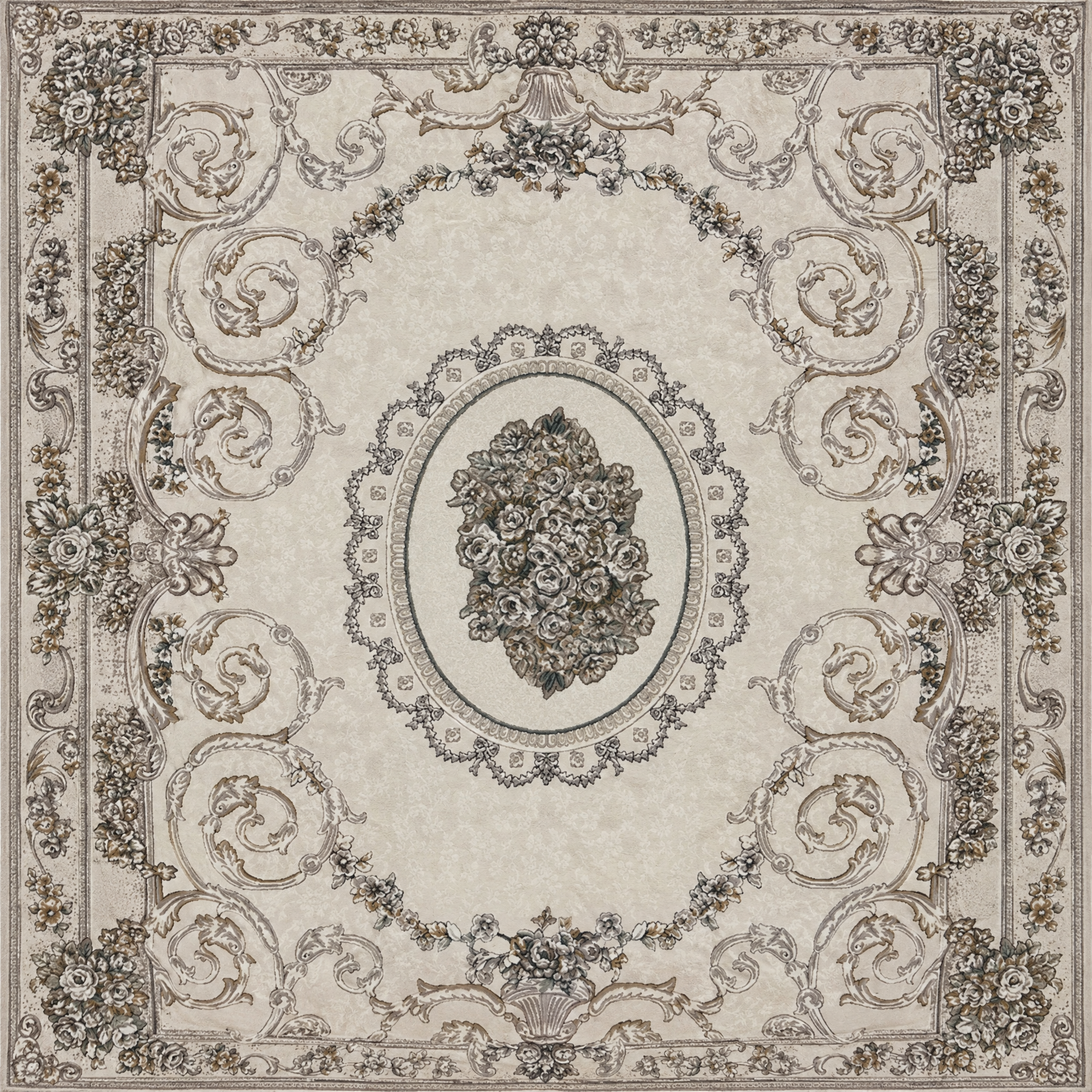 Klassiek Vloerkleed Jarden Creme