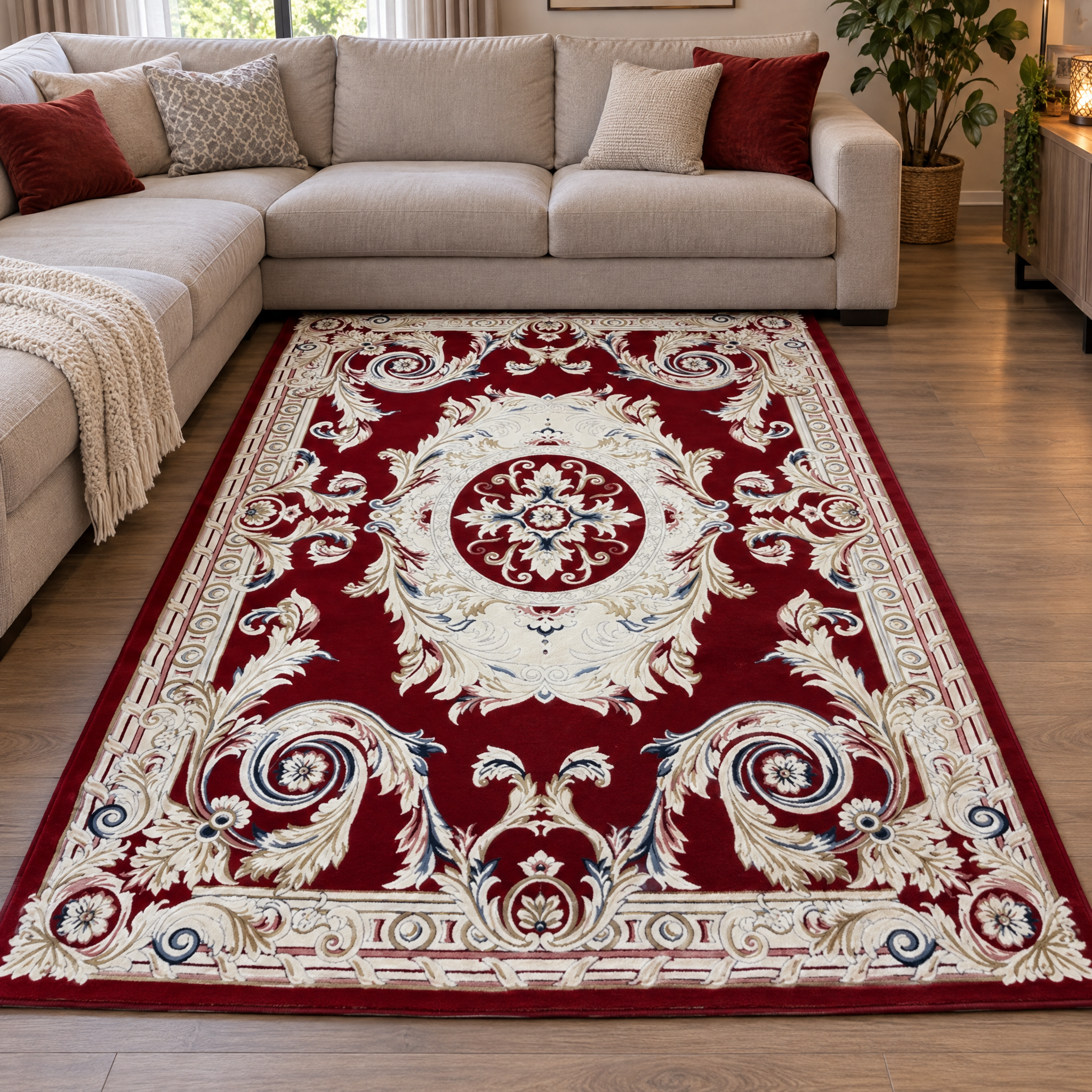 Klassiek Vloerkleed Jarden Classic Rood