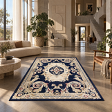 Klassiek Vloerkleed Jarden Classic Blauw