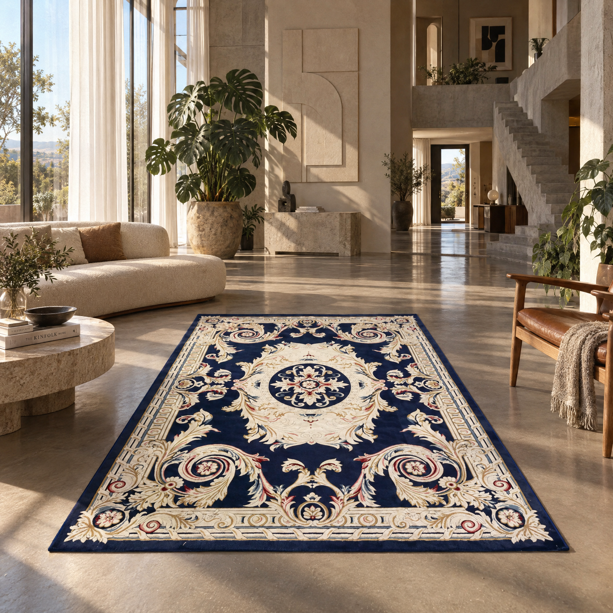 Klassiek Vloerkleed Jarden Classic Blauw