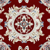 Rond Klassiek Vloerkleed Jarden Classic Rood