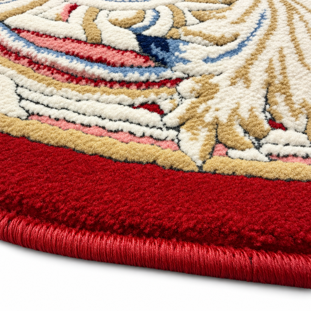 Rond Klassiek Vloerkleed Jarden Classic Rood