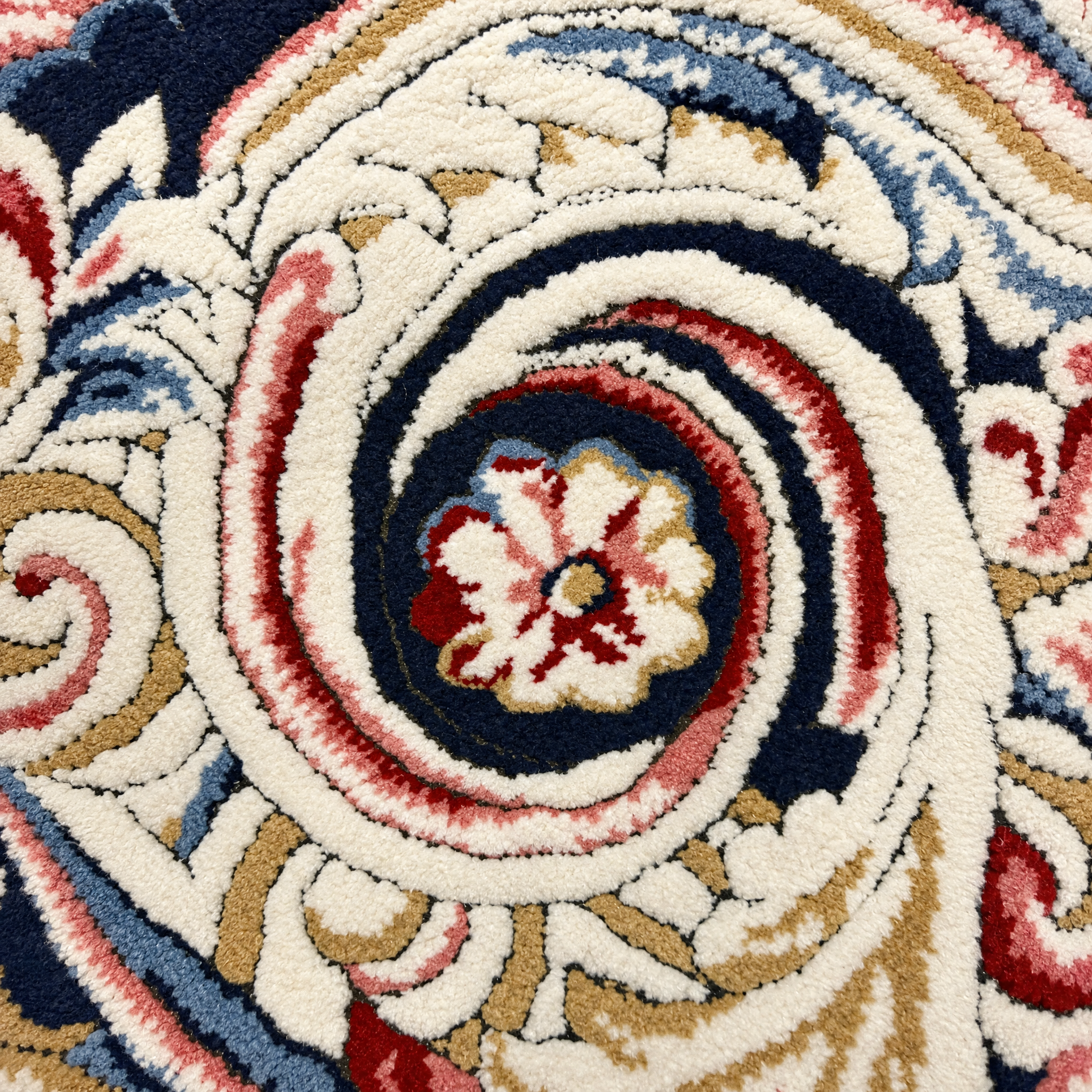 Rond Klassiek Vloerkleed Jarden Classic Blauw