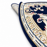Rond Klassiek Vloerkleed Jarden Classic Blauw