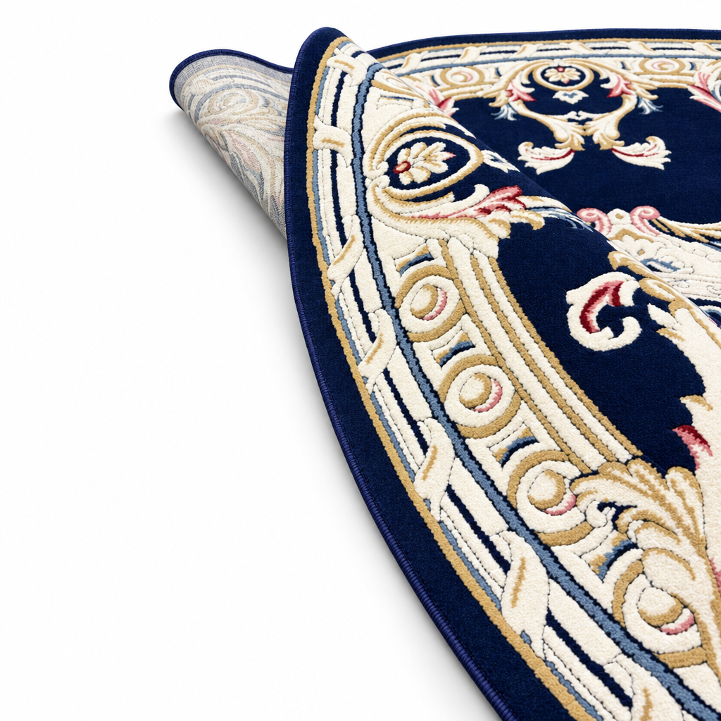 Rond Klassiek Vloerkleed Jarden Classic Blauw