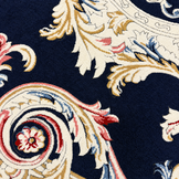 Rond Klassiek Vloerkleed Jarden Classic Blauw