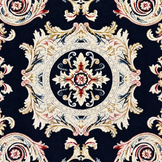 Rond Klassiek Vloerkleed Jarden Classic Blauw