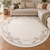 Rond Klassiek Vloerkleed Jarden Classic Creme